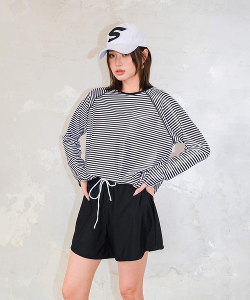 rady パレオビキニ水着　アイボリー　ボレロ付セットアップ　M ラッシュガード パレオデザインビキニ ボレロSET アイボリー | ファッション通販