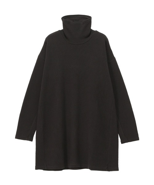 Plantation(プランテーション)の「ストレッチワッフル / チュニック / (O)(Tシャツ/カットソー・レディース・オフホワイト/ブラック/イエロー・M size)」の2枚目の写真