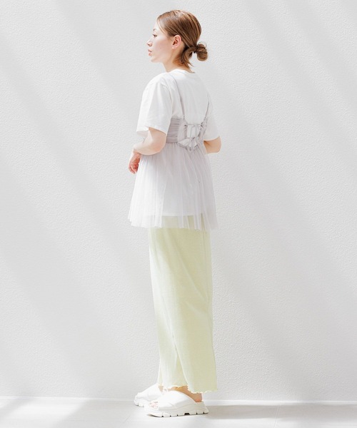 LAKOLE(ラコレ)の「アソートフォトTEE / 125541(Tシャツ/カットソー・レディース・ホワイト/オフホワイト・SMALL/MEDIUM)」の5枚目の写真