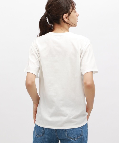 LAKOLE(ラコレ)の「アソートフォトTEE / 125541(Tシャツ/カットソー・レディース・ホワイト/オフホワイト・SMALL/MEDIUM)」の11枚目の写真