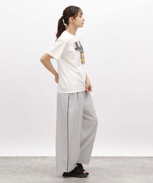 LAKOLE(ラコレ)の「アソートフォトTEE / 125541(Tシャツ/カットソー・レディース・ホワイト/オフホワイト・SMALL/MEDIUM)」の13枚目の写真