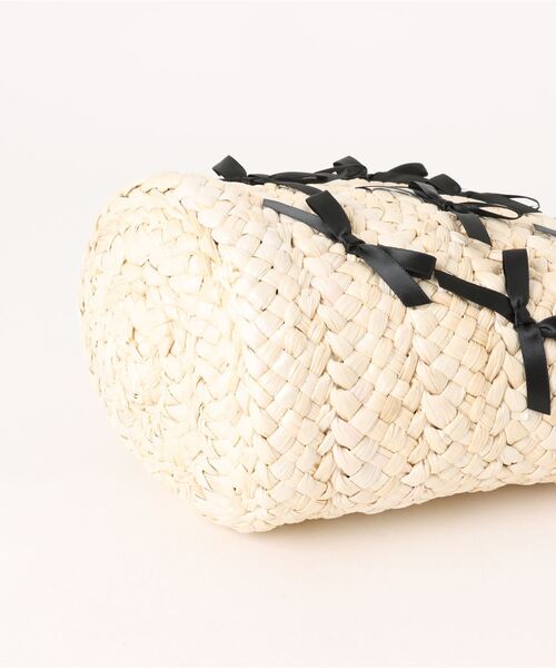 TONE SELECT GOODS（トーンセレクトグッズ）の「Liaa/リボン付き かごバッグ A18352（かごバッグ・レディース・ピンク/ブラック/ブルー・FREE）」の18枚目の写真