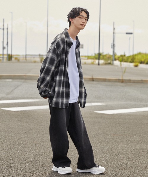 molk(モルク)の「【molk】アソートオンブレチェックドローコードシャツ(シャツ/ブラウス・メンズ・ブルー系/ブラック系/ブラウン系・S/XS/M)」の9枚目の写真