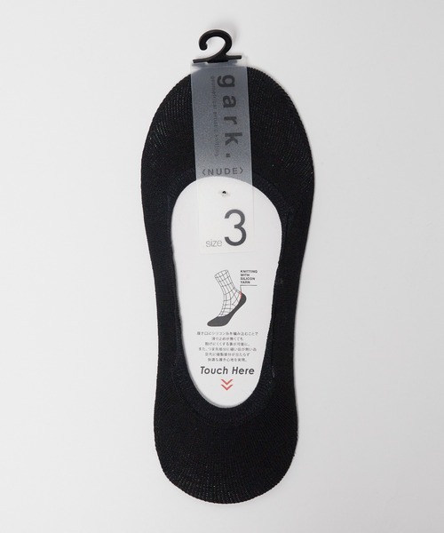 ROOPTOKYO（ループトウキョウ）の「gark./ガーク NUDE cover socks ソックス 2026新作　再入荷（ソックス/靴下・メンズ・ネイビー/ブラック/ホワイト/グレー・S/XL/L）」の10枚目の写真