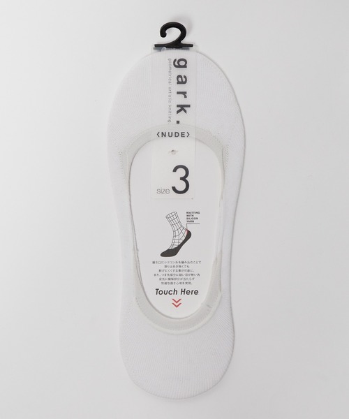 ROOPTOKYO（ループトウキョウ）の「gark./ガーク NUDE cover socks ソックス 2026新作　再入荷（ソックス/靴下・メンズ・ネイビー/ブラック/ホワイト/グレー・S/XL/L）」の11枚目の写真