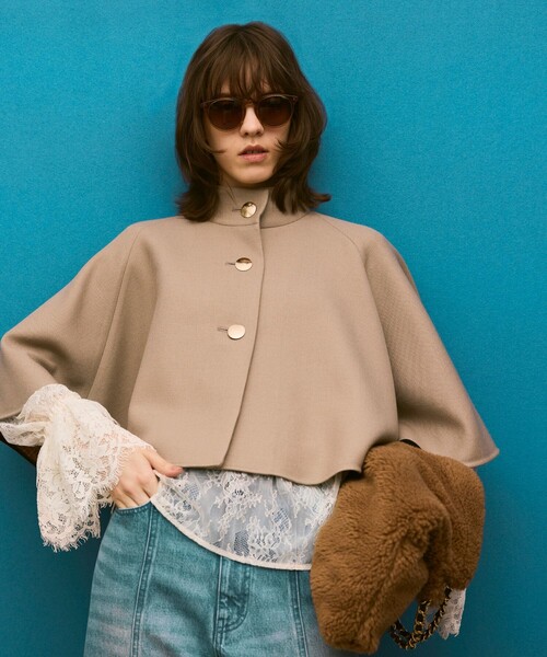 VIOLAd'ORO(ヴィオラドーロ)の「【VIOLAd'ORO (ヴィオラドーロ) 】エコファーチェーントート(ショルダーバッグ・レディース・ブラウン・FREE)」の11枚目の写真