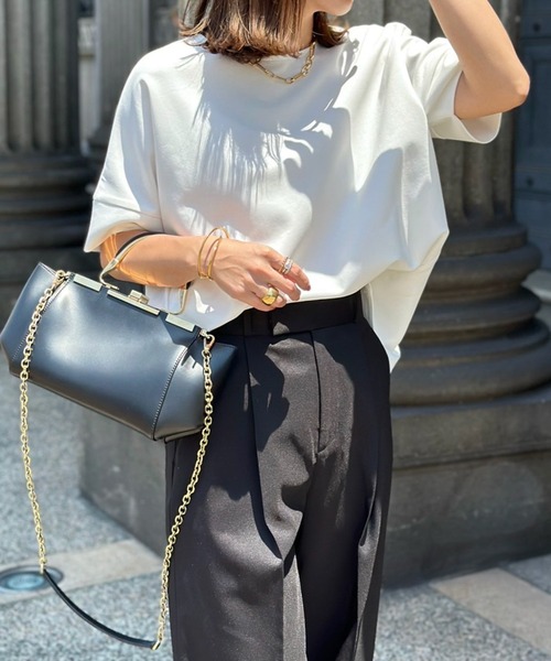 ネックが選べる！ライトダンボールダブルスリーブプルオーバー Emma