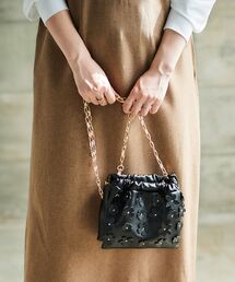 le.coeur blanc | フラワードロストバッグ(ショルダーバッグ)