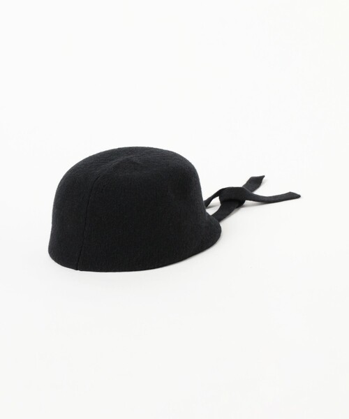 Ray BEAMS(レイビームス)の「ウール混 リボン キャップ(キャップ・レディース・ブラック/ラベンダー・ONE SIZE)」の10枚目の写真