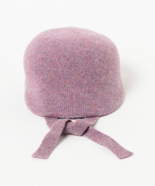 Ray BEAMS(レイビームス)の「ウール混 リボン キャップ(キャップ・レディース・ブラック/ラベンダー・ONE SIZE)」の15枚目の写真