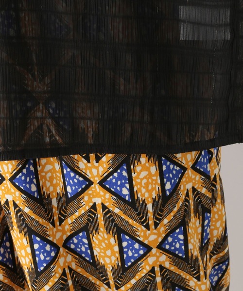 LEPSIM（レプシィム）の「ジャガードストライプシャツ　127578（シャツ/ブラウス・レディース・イエロー/アイボリー/ブラック・FREE）」の22枚目の写真