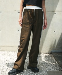 福寿外貌（フクジュガイボウ）の「【ユニセックス着用可能】サイドラインパンツ（その他パンツ）」