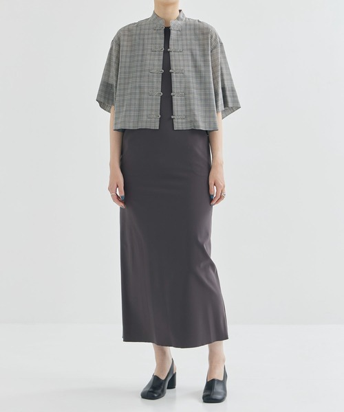 CLANE（クラネ）の「【CLANE/クラネ】CHINA BUTTON SHIRT/チャイナ