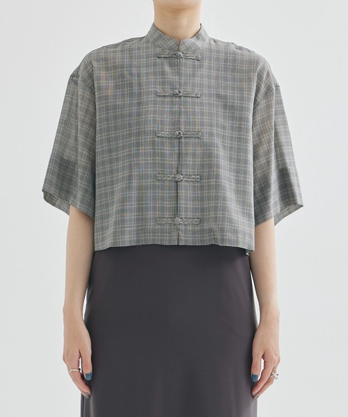 CLANE（クラネ）の「【CLANE/クラネ】CHINA BUTTON SHIRT/チャイナ