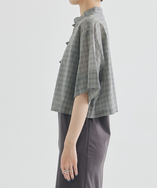 CLANE（クラネ）の「【CLANE/クラネ】CHINA BUTTON SHIRT/チャイナ