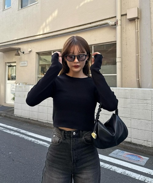 model：H165 着用サイズ：FREE