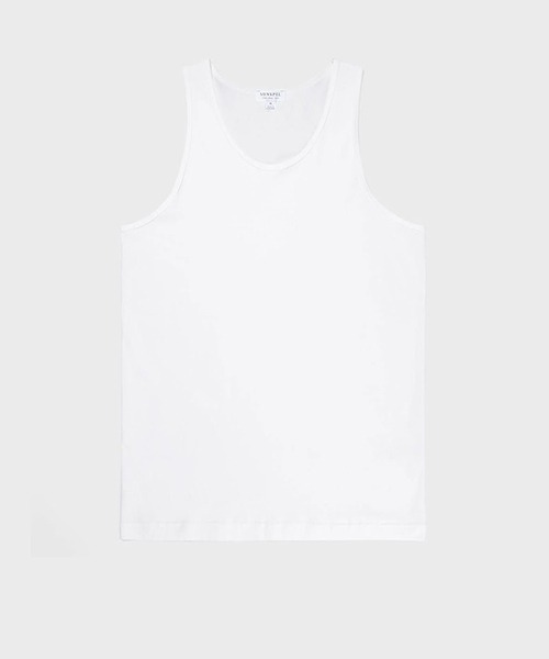 SUNSPEL（サンスペル）の「SUNSPEL / サンスペル：VEST：MVES4203[MUS]（タンクトップ・メンズ・ホワイト/ブラック・S）」の2枚目の写真