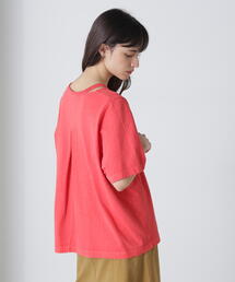AVIREX | OPEN NECK BACK TACK FADEWASH T-SHIRT/オープンネック バックタック フェイドウォッシュTシャツ(Tシャツ/カットソー)