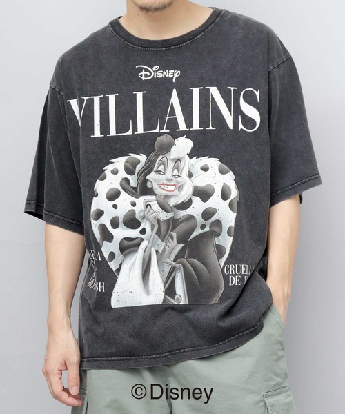 セール】スノーウォッシュ加工 ディズニー ヴィランズ 古着風