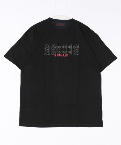 B.I.D.(ビーアイディー)の「《MAYHEM》graphic T(Tシャツ/カットソー・レディース・ブラック・LARGE/MEDIUM)」の1枚目の写真