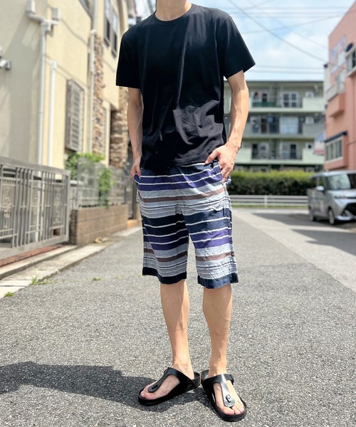 BEATJIVE(ビートジャイブ)の「インド綿 ハーフパンツ ステテコ ボーダー コットン メンズ 夏(その他パンツ・メンズ・パープル系その他2/パープル系その他3/グリーン系その他3/ブルー系その他/グリーン系その他/レッド系その他/パープル系その他・LARGE/MEDIUM)」の8枚目の写真