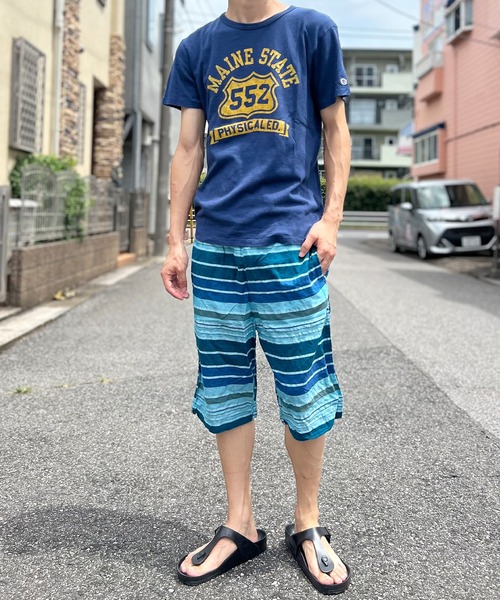 BEATJIVE(ビートジャイブ)の「インド綿 ハーフパンツ ステテコ ボーダー コットン メンズ 夏(その他パンツ・メンズ・パープル系その他2/パープル系その他3/グリーン系その他3/ブルー系その他/グリーン系その他/レッド系その他/パープル系その他・LARGE/MEDIUM)」の13枚目の写真