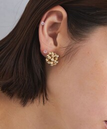 green label relaxing | カットビーズ ボール イヤリング(イヤリング)