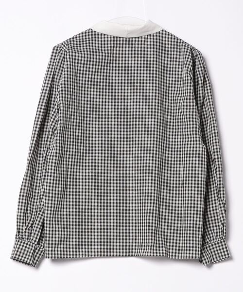 urge:(アージコロン )の「【URGE:】チェック ボウタイ リボン 綿麻 ブラウス(シャツ/ブラウス・レディース・ブラック・SMALL/MEDIUM/LARGE/X-LARGE)」の7枚目の写真