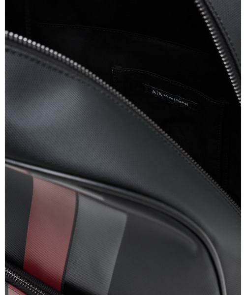ARMANI EXCHANGE（アルマーニエクスチェンジ）の「【A|X アルマーニ エクスチェンジ】モノグラム×ストライプ　バックパック（バックパック/リュック・メンズ・グリーン/ネイビー/ダークブルー/レッド・FREE）」の12枚目の写真