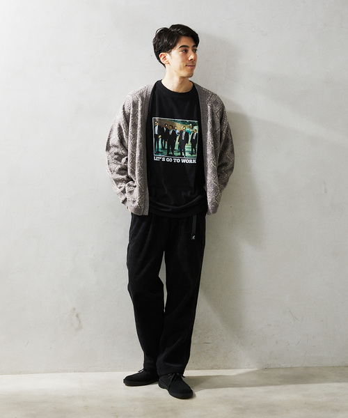 JOURNAL STANDARD relume（ジャーナルスタンダード　レリューム）の「CALIFORNIA アモルファス プレーティングカーディガン（ニット/セーター・メンズ・チャコールグレー/ブラック/ボルドー/ネイビー/ベージュ・MEDIUM/LARGE）」の9枚目の写真