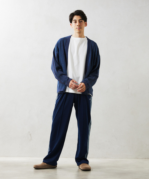 JOURNAL STANDARD relume（ジャーナルスタンダード　レリューム）の「CALIFORNIA アモルファス プレーティングカーディガン（ニット/セーター・メンズ・チャコールグレー/ブラック/ボルドー/ネイビー/ベージュ・MEDIUM/LARGE）」の7枚目の写真