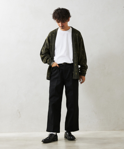 JOURNAL STANDARD relume（ジャーナルスタンダード　レリューム）の「CALIFORNIA アモルファス プレーティングカーディガン（ニット/セーター・メンズ・チャコールグレー/ブラック/ボルドー/ネイビー/ベージュ・MEDIUM/LARGE）」の6枚目の写真