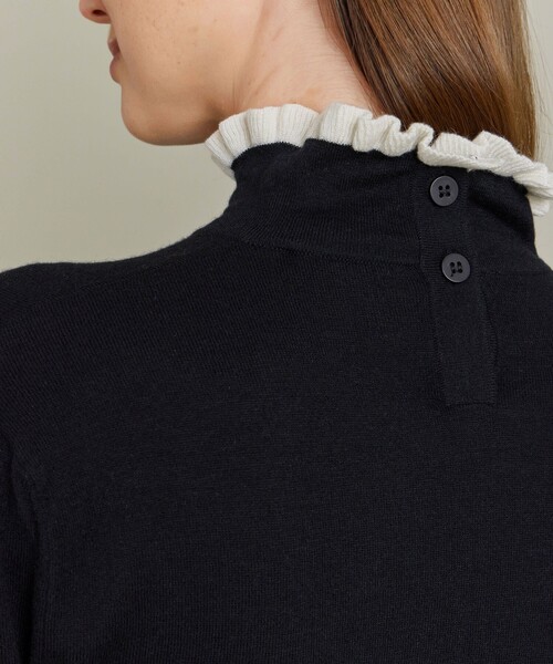 agnes b.（アニエスベー）の「【Outlet】LS72 PULLOVER プルオーバー（ニット/セーター・レディース・ブラック・1/3/2）」の6枚目の写真