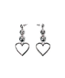 BASICKS | HEART CHAIN(ピアス（両耳用）)