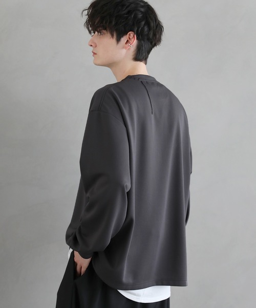 セール】ポンチグラフィックステッチロンT 長袖（Tシャツ/カットソー