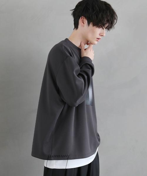 ASTRONOMY(アストロノミー)の「ポンチグラフィックステッチロンT 長袖(Tシャツ/カットソー・メンズ・ブラック/ホワイト/チャコール・S/M/L/XL)」の19枚目の写真