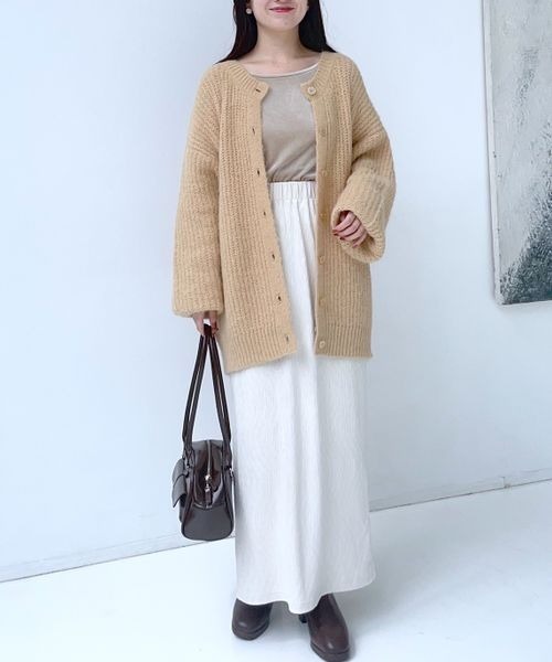 mysty woman（ミスティウーマン）の「ラメインナーカットプルオーバー　152017（Tシャツ/カットソー・レディース・ブラック/オフホワイト/シルバー・FREE）」の7枚目の写真