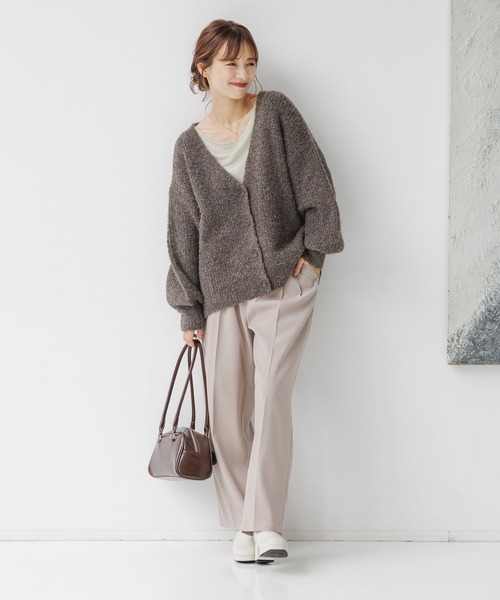 mysty woman（ミスティウーマン）の「ラメインナーカットプルオーバー　152017（Tシャツ/カットソー・レディース・ブラック/オフホワイト/シルバー・FREE）」の9枚目の写真