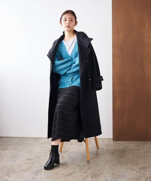 mysty woman（ミスティウーマン）の「ラメインナーカットプルオーバー　152017（Tシャツ/カットソー・レディース・ブラック/オフホワイト/シルバー・FREE）」の4枚目の写真