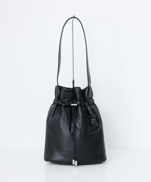 n'OrLABEL（ノアールレーベル）の「『パデッドデザイントートバッグ』（トートバッグ・レディース・シルバー/ブロンズ/ブラック・FREE）」の6枚目の写真