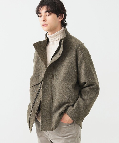 BEAMS HEART（ビームスハート）の「メランジ タートルネック ニット 24FW（S～XL・手洗い可能）（ニット/セーター・メンズ・オフホワイト/グレー/ブラック/オリーブ・SMALL/X-LARGE/MEDIUM/LARGE）」の13枚目の写真