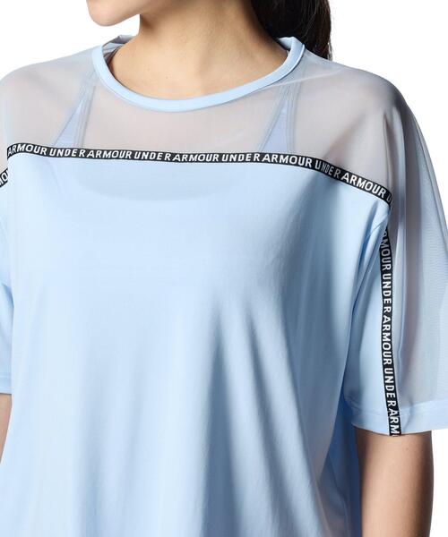 UNDER ARMOUR(アンダーアーマー)の「UAメッシュ Tシャツ(トレーニング/レディース)(Tシャツ/カットソー・レディース・ブルー系・S/M/L/XL)」の4枚目の写真