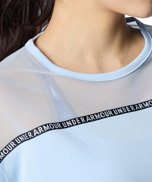UNDER ARMOUR(アンダーアーマー)の「UAメッシュ Tシャツ(トレーニング/レディース)(Tシャツ/カットソー・レディース・ブルー系・S/M/L/XL)」の5枚目の写真
