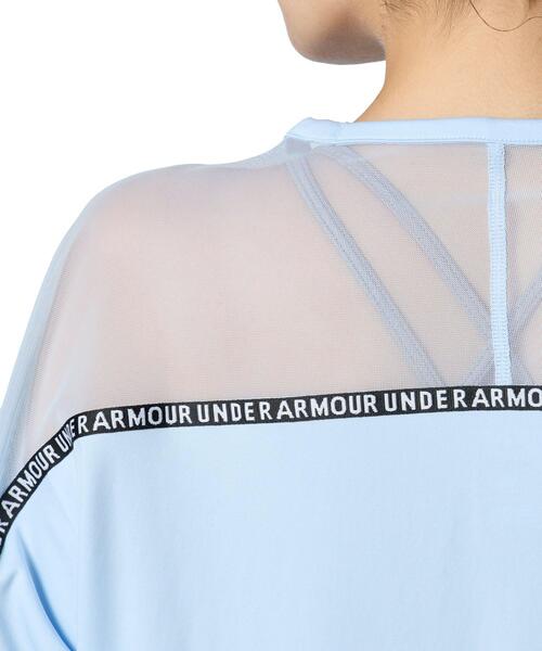 UNDER ARMOUR(アンダーアーマー)の「UAメッシュ Tシャツ(トレーニング/レディース)(Tシャツ/カットソー・レディース・ブルー系・S/M/L/XL)」の6枚目の写真