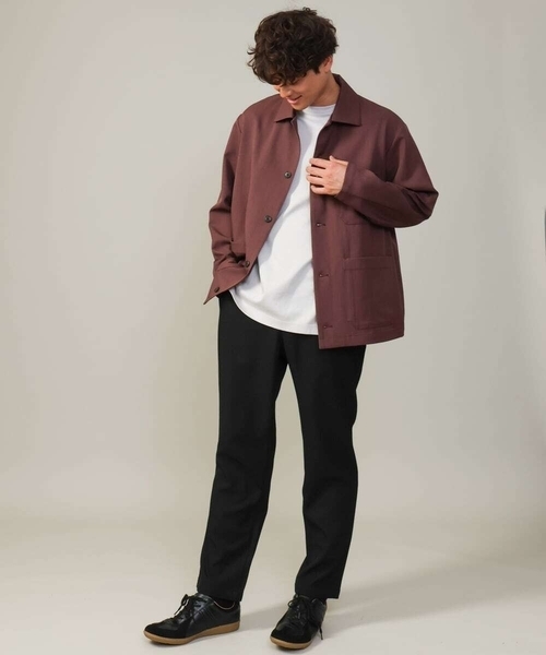 a.v.v(アーヴェヴェ)の「カバーオール ジャケット(セットアップ可)リライトシリーズ2(セットアップ・メンズ・ブラウン/チャコールグレー/ライトブラウン・50/48/46)」の13枚目の写真