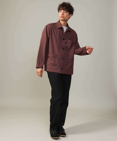 a.v.v(アーヴェヴェ)の「カバーオール ジャケット(セットアップ可)リライトシリーズ2(セットアップ・メンズ・ブラウン/チャコールグレー/ライトブラウン・50/48/46)」の15枚目の写真