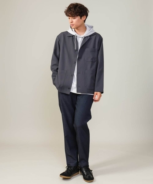 a.v.v(アーヴェヴェ)の「カバーオール ジャケット(セットアップ可)リライトシリーズ2(セットアップ・メンズ・ブラウン/チャコールグレー/ライトブラウン・50/48/46)」の18枚目の写真