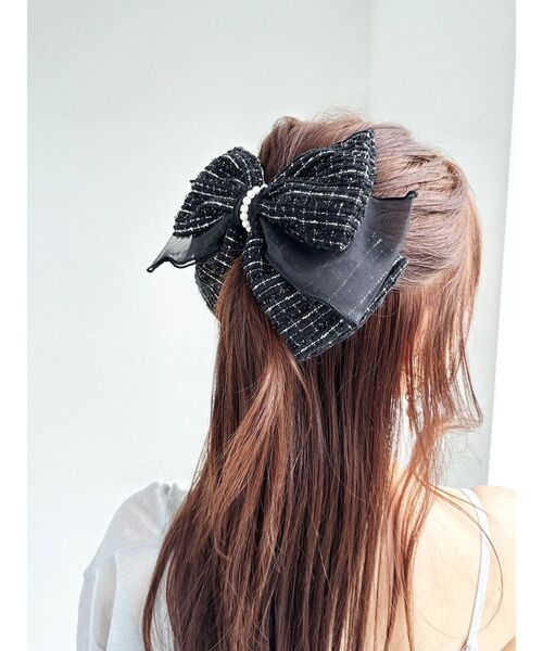 RESEXXY（リゼクシー）の「ツイードリボン（バレッタ/ヘアクリップ
