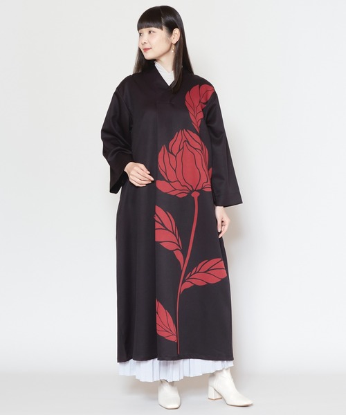【カヤ】輪の花ワンピース(ワンピース)|カヤ(カヤ)