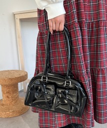 kutir | kutirlune／リボンポケットボストンバッグ(ボストンバッグ)